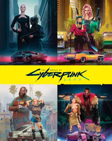 Libro de Arte Cyberpunk 2077 El mundo de Cyberpunk *Ingles* Midas