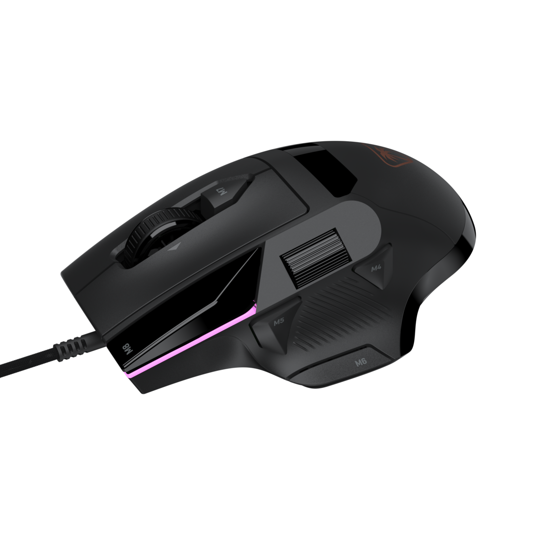 Ratón gaming command series mc3 negro