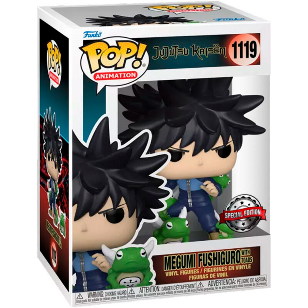 Figura pop jujutsu kaisen megumi fushiguro exclusive