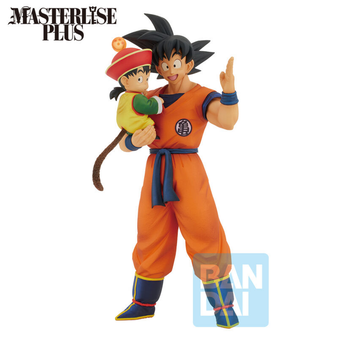 Figura ichibansho son goku & son gohan omnibus amazing dragon ball z 25cm