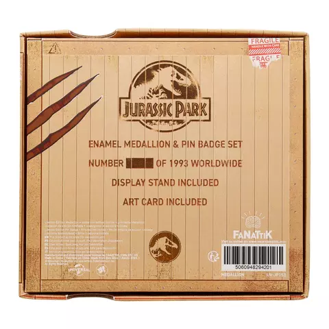 Comprar Pin y Medallón Jurassic Park Fanattik Limitada