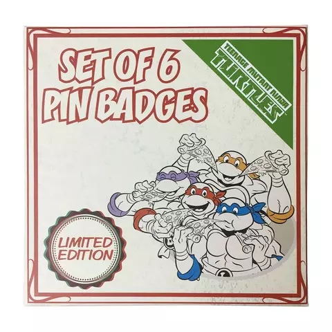 Comprar Set 6 Pins Tortugas Ninja Edicion Limitada Fanattik Limitada