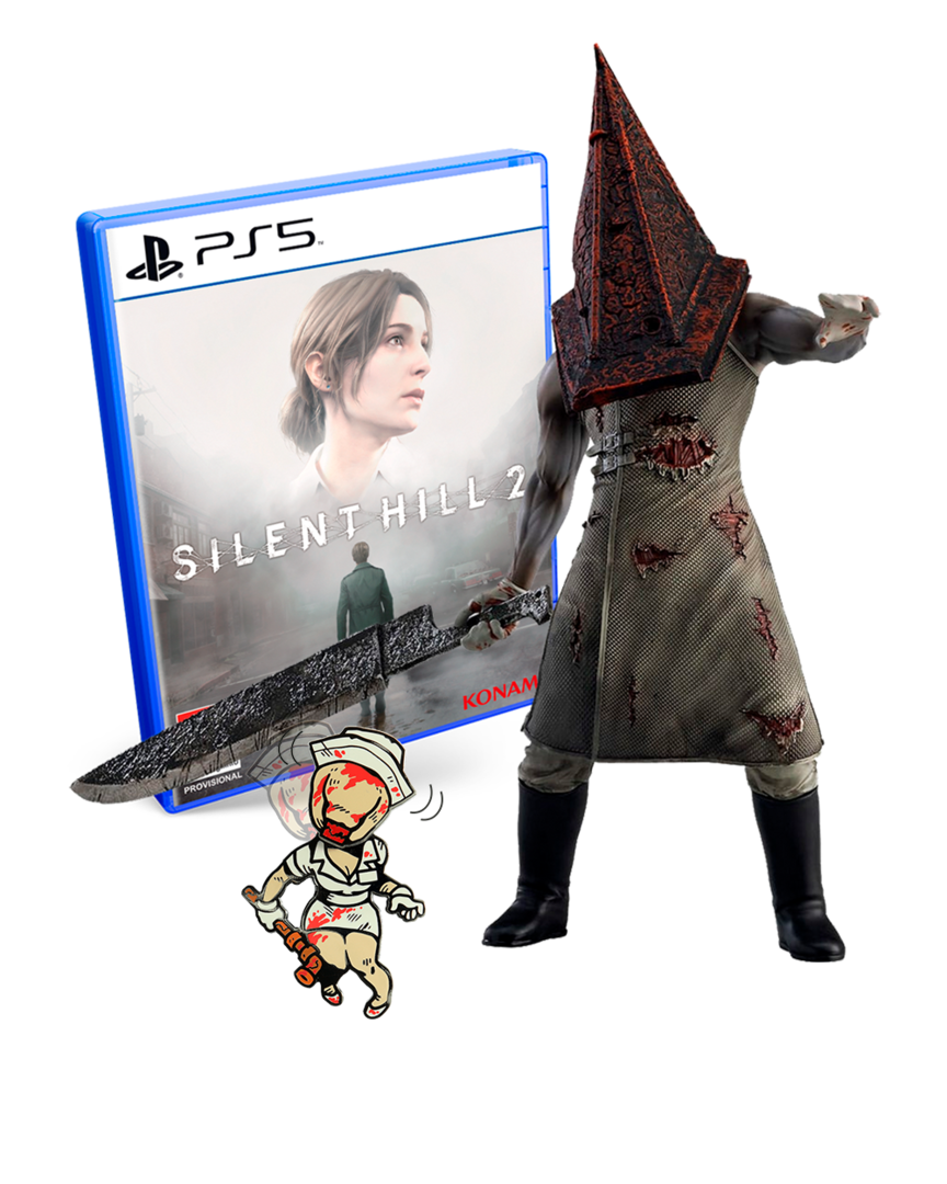 Silent Hill 2 + Figura Red Pyramid Silent Hill 2 17 cm