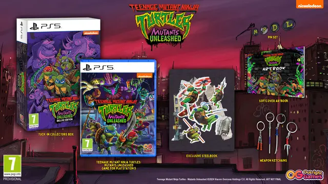 Reservar Teenage Mutant Ninja Turtles: Mutantes Desencadenados Edición Deluxe PS5 Deluxe