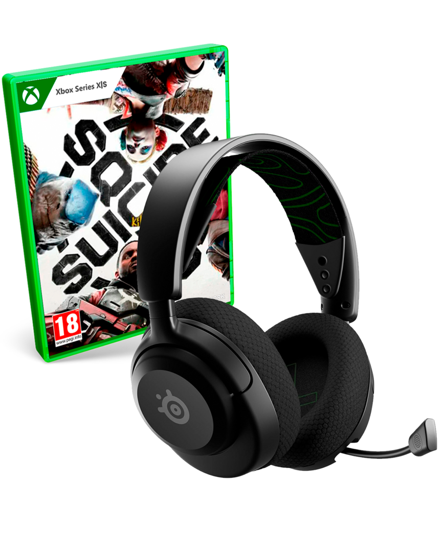 Auriculares Gaming Arctis Nova 1X Inalámbricos Steelseries + Suicide Squad: Kill the Justice League