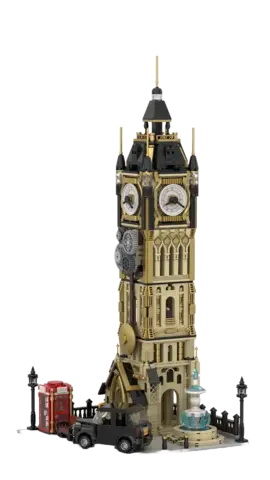 Torre del Reloj Steampunk Set Construcción 57,5 cm Joyside Series