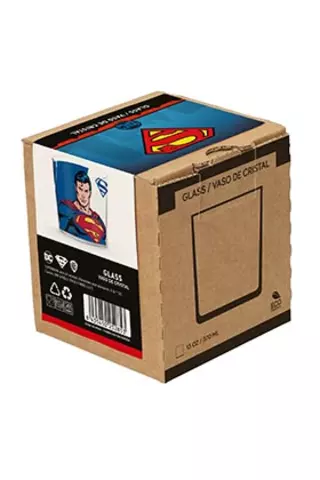 Comprar Vaso Cristal Superman Universo Dc Estándar