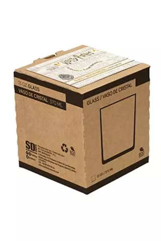 Comprar Vaso Cristal Logo Hufflepuff Harry Potter Estándar
