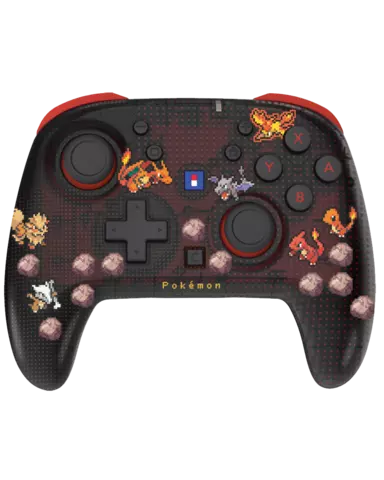 Mando Horipad Turbo Inalámbrico Pokémon Pixel Rojo