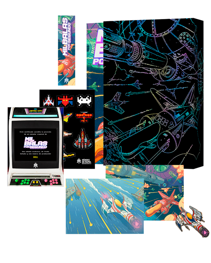 Mil Balas por Segundo: La Gran Enciclopedia del Shoot’em Up Arcade Edición Coleccionista