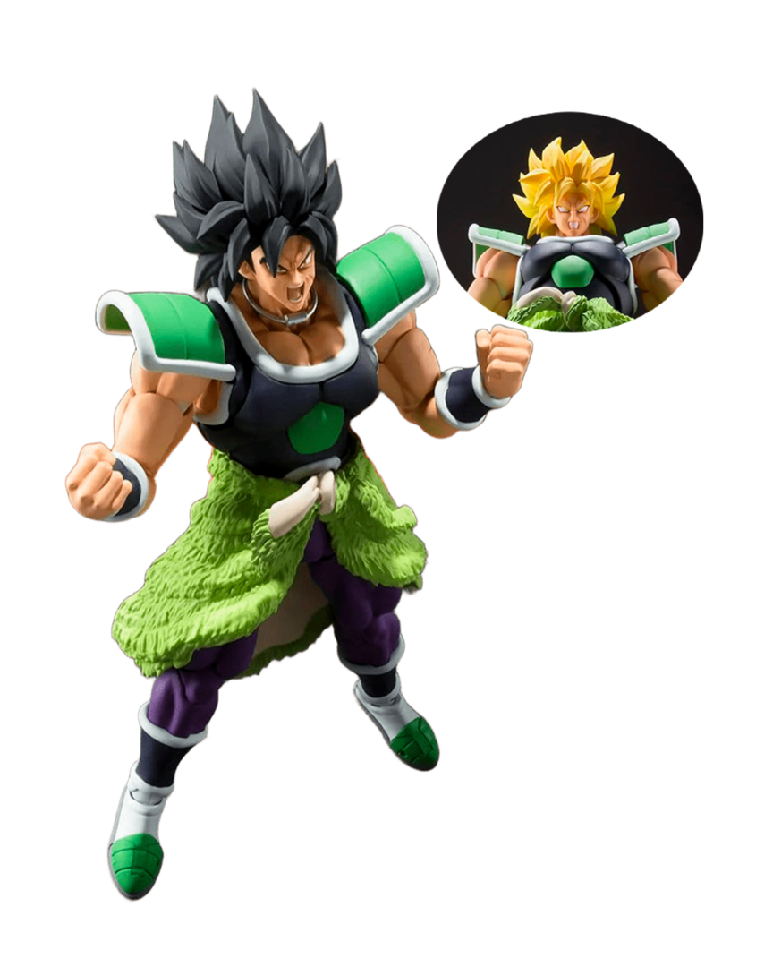 Figura broly dragon ball super sh figuarts