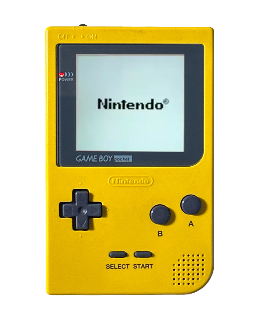 Nintendo gameboy pocket amarilla ips v2 backlit reaco. grado a