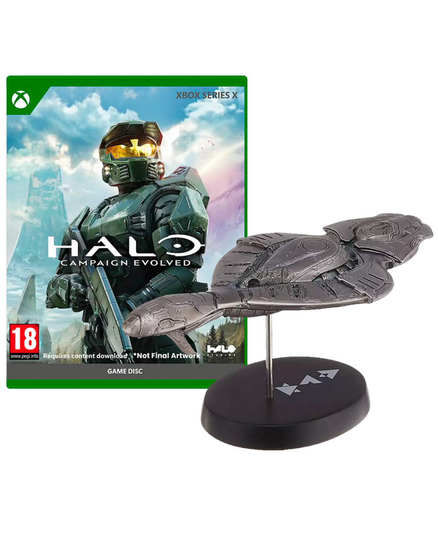 Halo: Campaign Evolved + Nave Covenant Truth & Reconcilation Halo Réplica 18 cm