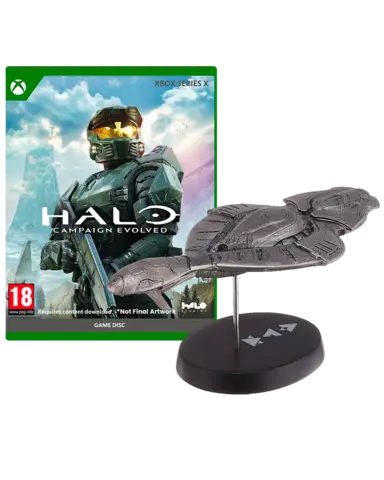 Halo: Campaign Evolved + Nave Covenant Truth & Reconcilation Halo Réplica 18 cm