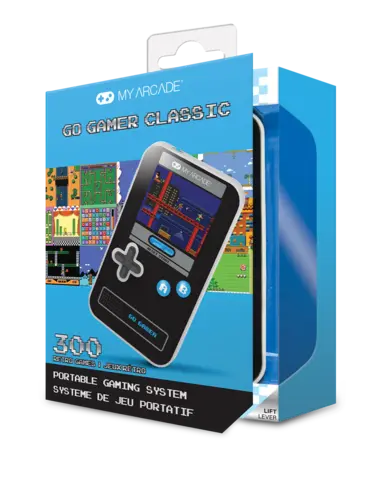 Consola My Arcade Go Gamer Classic Negra/Gris/Azul 300 Games