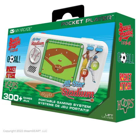 Comprar Consola Pocket Player All-Star Stadium My Arcade 307 Juegos 