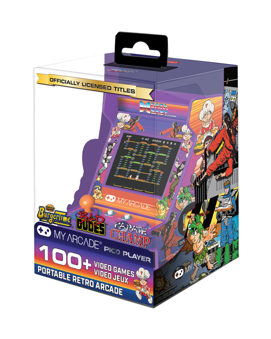Consola retro pico player data east hits my arcade