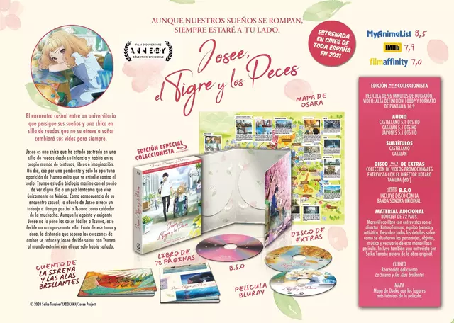 Comprar Josee, El Tigre Y Los Peces: La Película Edición Coleccionista Blu-ray Coleccionista Blu-ray