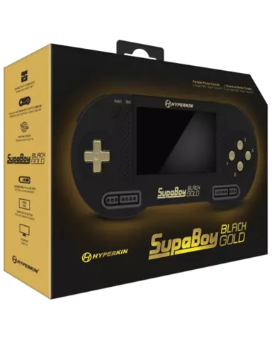 Consola SNES SupaBoy Portatil Edición Especial Black&Gold