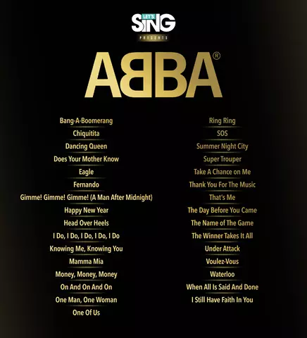 Comprar Let’s Sing presents ABBA PS5 Estándar