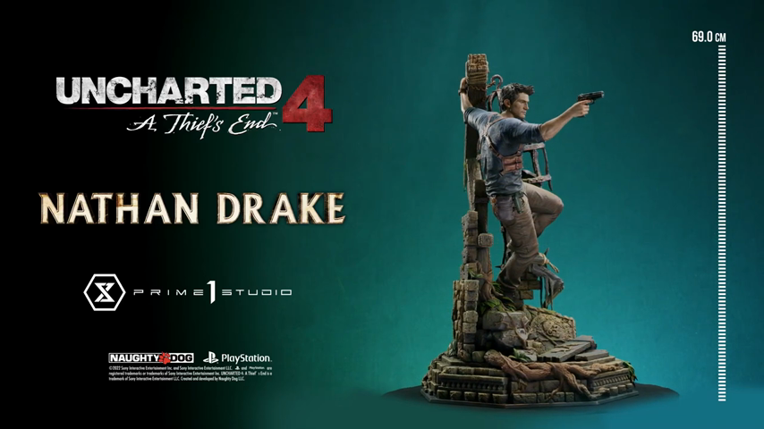 Para colecionadores: estátua de Nathan Drake com 69 cm custa mais de R$ 6,8  mil