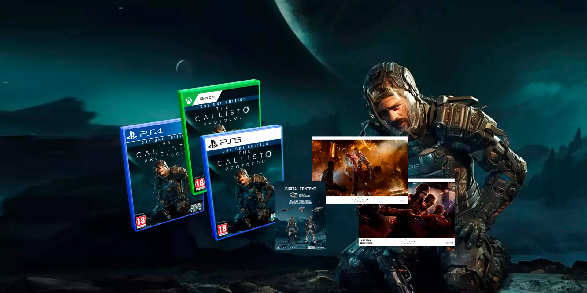 Comprar The Callisto Protocol - Day One, PS4, PS5, Xbox One, Xbox Series