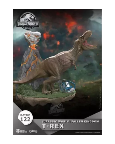 Comprar Figura Dstage Jurassic World El Reino Caido T-Rex Figuras