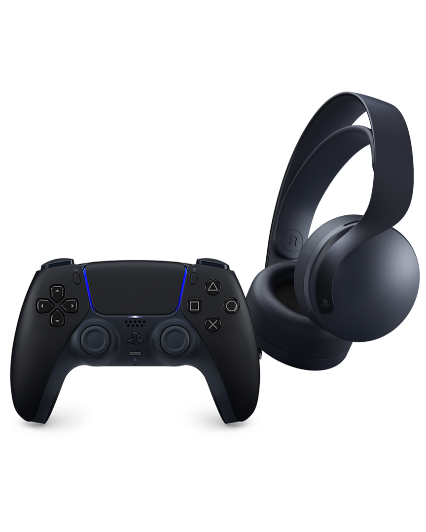 Auriculares Sony Pulse 3d Negros + Mando DualSense Midnight Black