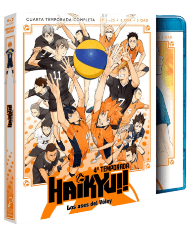 HAIKYU TEMPORADA 4 Blu-ray (episoidos 1 a 25 + 5 ova)