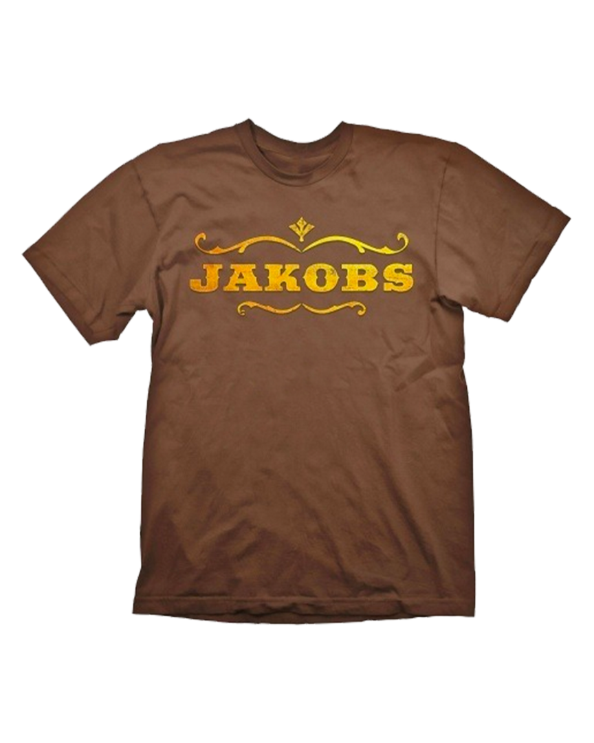Camiseta marrón "jakobs" borderlands - talla xxl