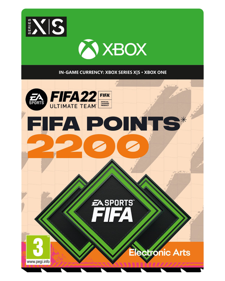 Fifa 22: ultimate team 2200 puntos fut