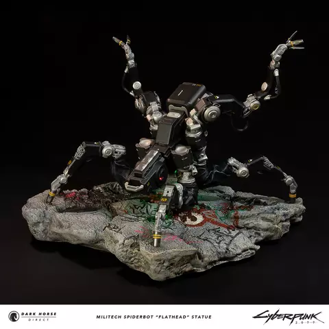 Comprar Estatua Militech Spiderbot “Flathead” Cyberpunk 2077 25 cm Figuras screen 5