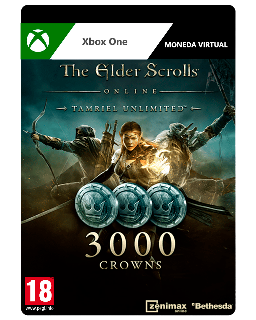 The elder scrolls online 3000 crowns edición tamriel unlimited