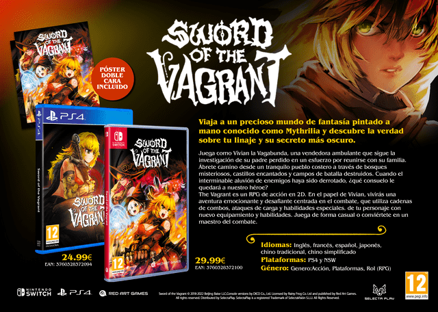 Comprar Sword of the Vagrant Switch Edición Estándar | xtralife