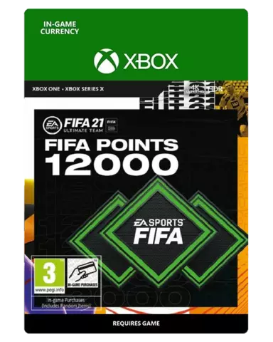 Comprar FIFA 21 Ultimate Team 12000 FIFA Points Xbox Live Xbox One