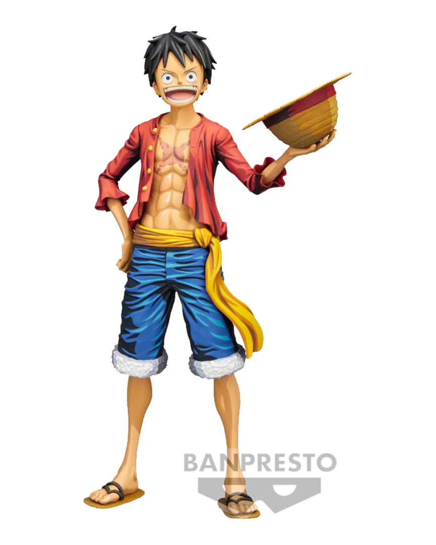 Figura monkey d. luffy  one piece grandista nero 28 cm
