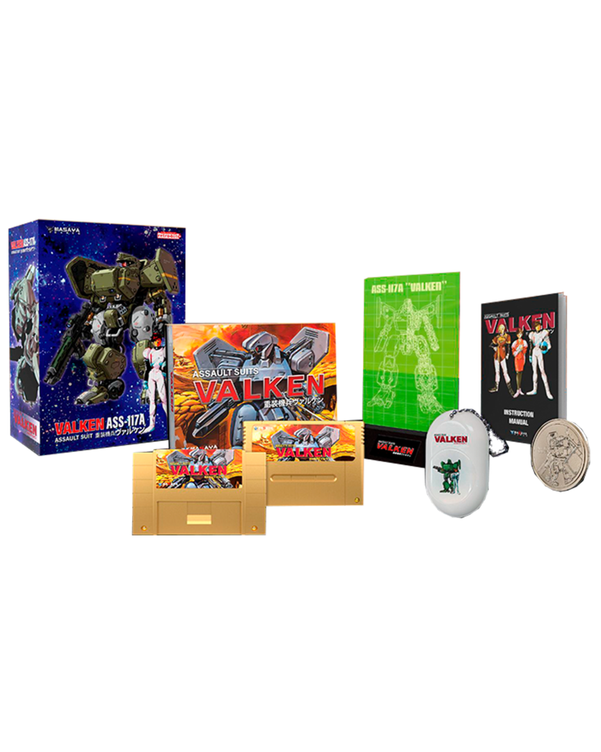 Assault suits valken edición coleccionista para nintendo snes