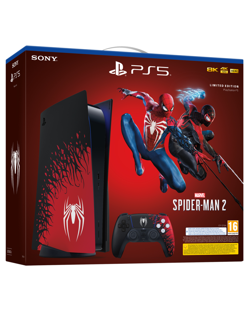 PS5 Consola Edición Limitada Marvel's Spider-Man 2