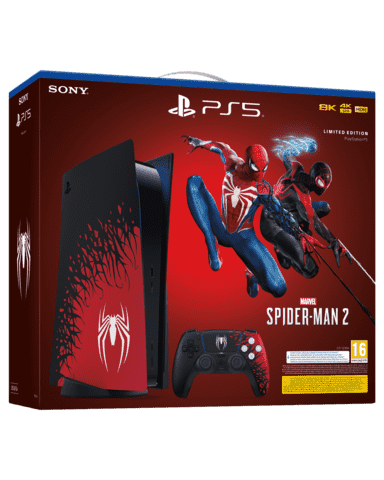 Comprar Consola PS5 Slim 1TB + Marvel's Spider-Man 2 + Mando DualSense +  Gaming Station PS5 Chassis D