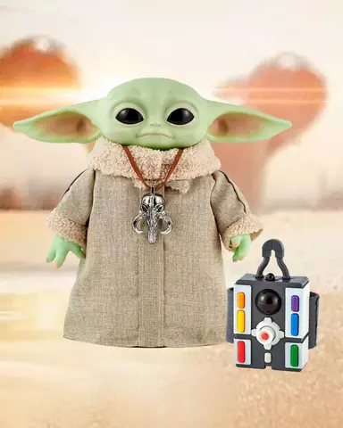 Comprar Peluche Electrónico Baby Yoda + Control Remoto Star Wars: The Mandalorian 28cm Figuras de Videojuegos
