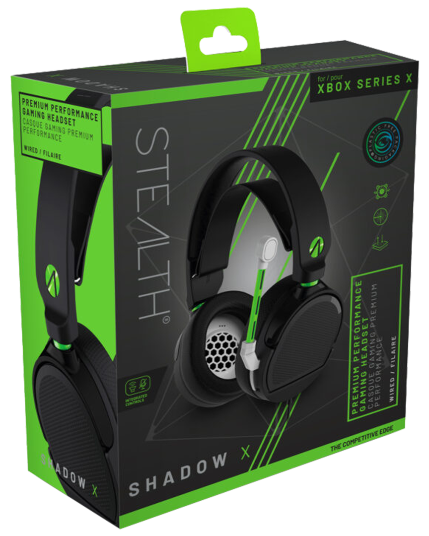 Auriculares Gaming Shadow X Stealth Negros