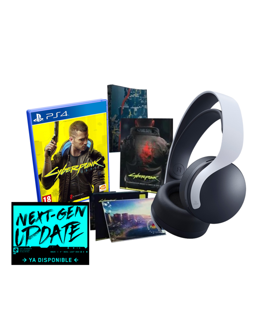 Cyberpunk 2077 Edición Day One + Auriculares Sony Pulse 3D