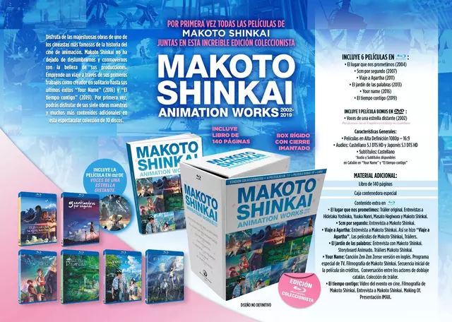 Comprar Makoto Shinkai Animation Works Edición Coleccionista Blu-ray Coleccionista Blu-ray