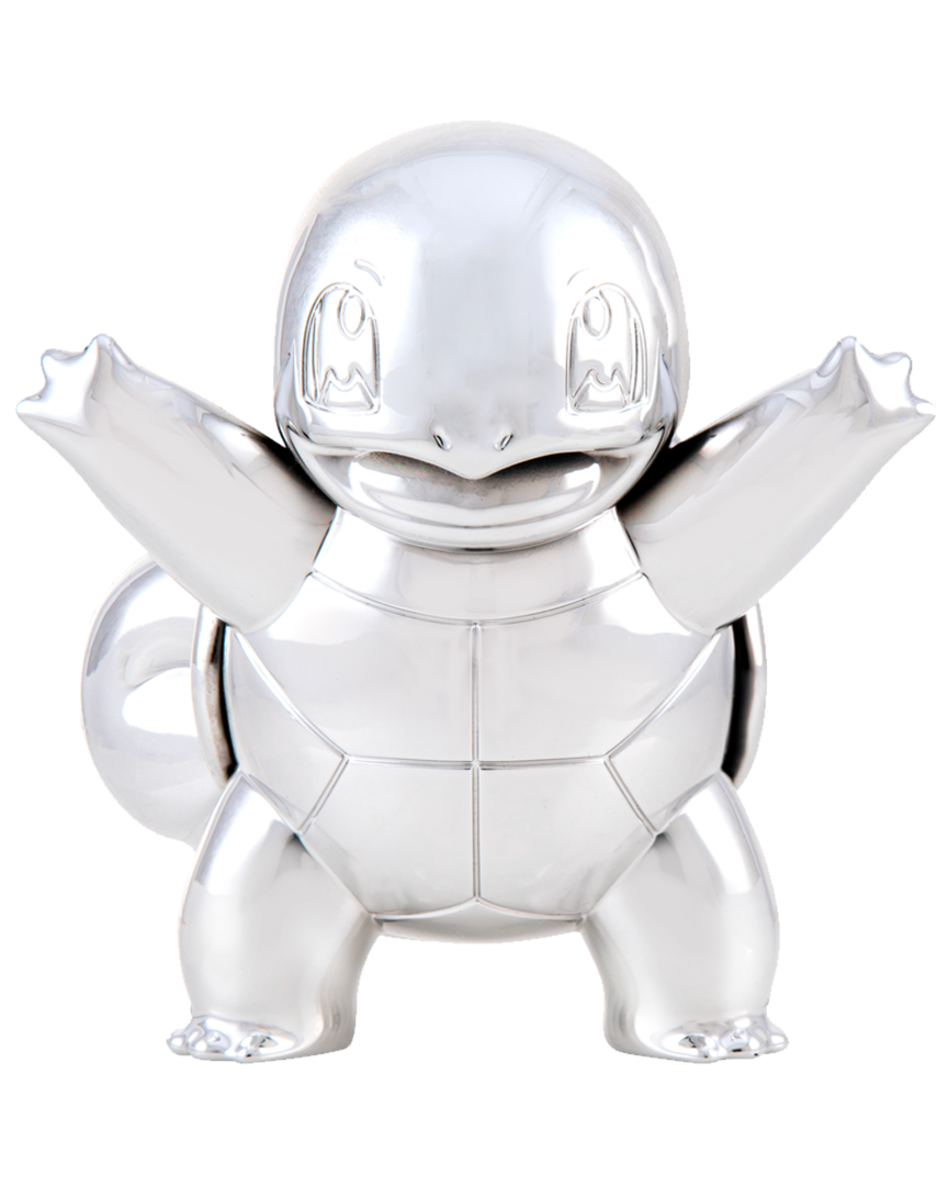 Figura Squirtle Plateada 25º Celebracion 8 cm