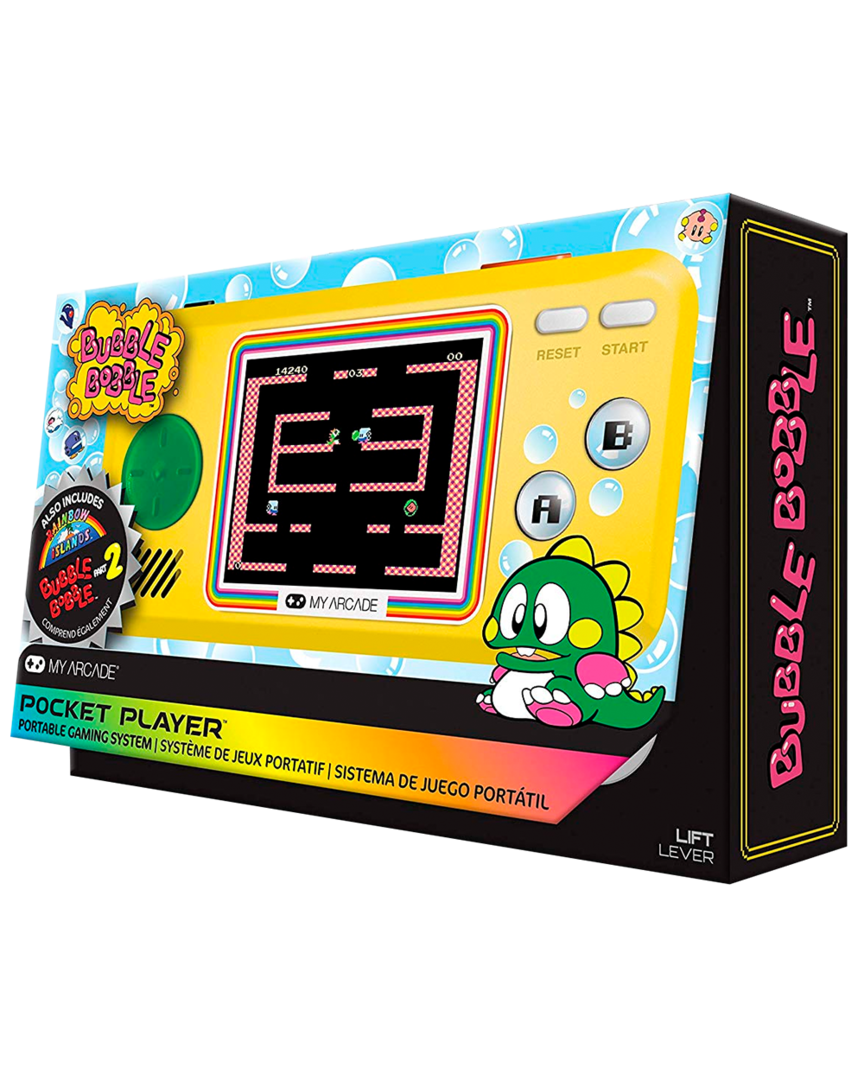 My arcade pocket player bubble bobble consola