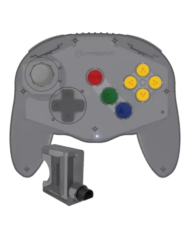 Mando Admiral Premium Wireless Hyperkin Gris (Compatible con Nintendo 64)