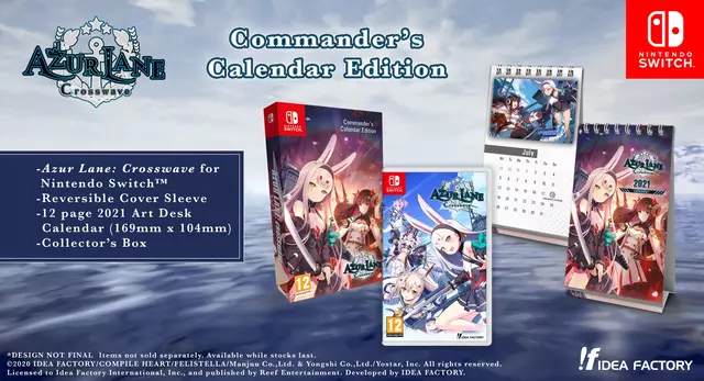 Comprar Azur Lane: Crosswave Edición Commander's Calendar Switch Limitada