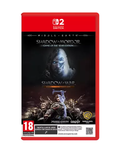 Carátula de Middle-Earth: The Shadow Bundle para Switch 2 (edición PAL España)