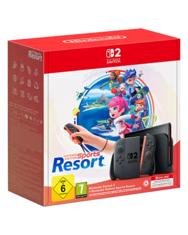 Nintendo Switch 2 + Nintendo Switch Sports Resort + 3 meses NSO