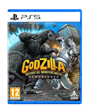 Carátula de Godzilla: Destroy All Monsters Melee Remastered para PS5 (edición PAL España)